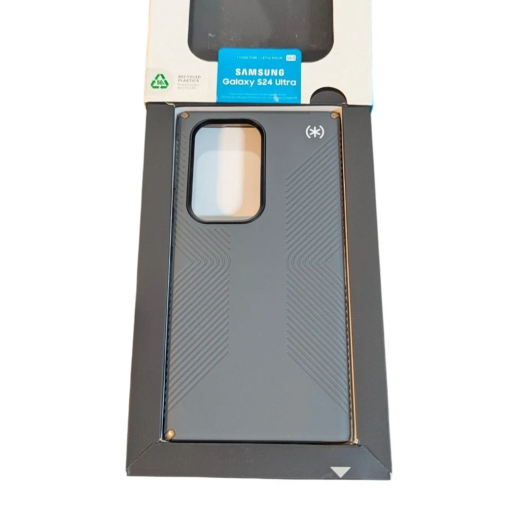 E4U Speck‎ Presidio2 Grip Case Samsung Galaxy S24 ULTRA Charcoal Gray USED*